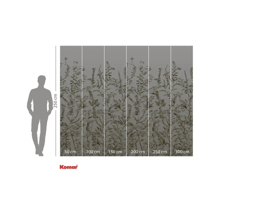 Fototapete mit Pflanzenmotiv, Höhe 250 cm