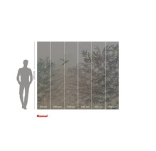 Komar Fototapete mit Bambuswald und Vogel, Maße 250 x 300 cm