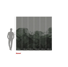 Komar Fototapete mit fließendem Muster, Abmessungen 280 mal 300 Zentimeter