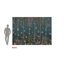 Komar Fototapete mit Frucht- und Pflanzenmotiv sowie Größenangaben