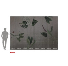 Komar Fototapete mit Pflanzenmotiv und Größenangaben