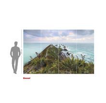 Fototapete mit Leuchtturm, Küstenlandschaft und Pflanzen