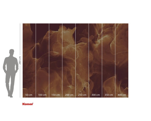 Fototapete mit abstraktem Muster und Größenangaben