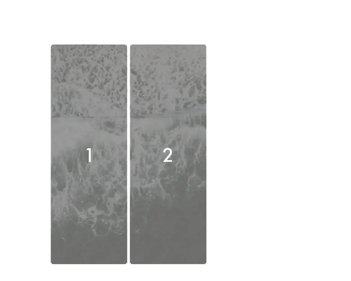 Vliestapete mit Meeresmuster, zwei Bahnen