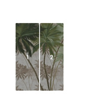 Zweiteilige Fototapete mit Palmenmotiv