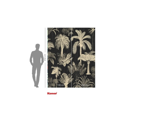 Fototapete mit Palmenmotiv, Maße 250 x 400 cm