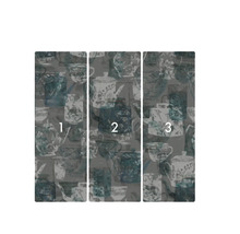 Tapete mit Teekannen- und Tassendesign