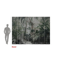 Fototapete mit Dschungelmotiv und Größenangaben
