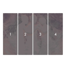 Vierteiliges Wandbild mit Paar-Motiv