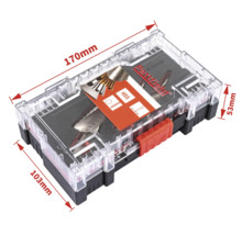 Partfield Werkzeug-Set in Aufbewahrungsbox, Abmessungen 170 x 103 x 53 mm