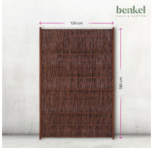 Sichtschutzzaun aus Weide, 120 x 180 cm