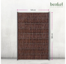 Sichtschutzwand aus Weide, 120 x 180 cm