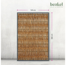 Dekorativer Weidenzaun mit den Maßen 120 cm x 180 cm