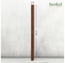 Holzpfosten, 185 cm lang und 7 cm breit