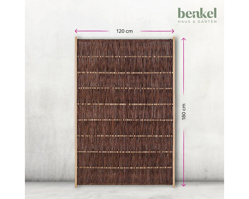Weidenzaun, 120 cm x 180 cm, als Sichtschutz