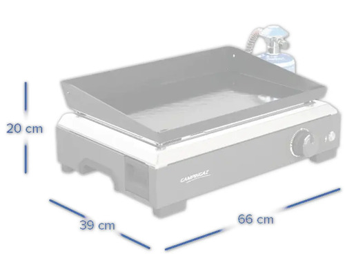 CampinGaz Grill mit den Massen 66 cm, 39 cm und 20 cm