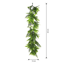 Dekorative Kunstblumengirlande, 65 cm lang und 15 cm breit