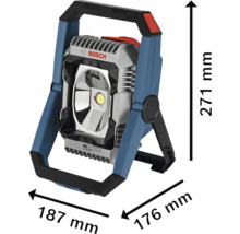 Bosch Logo Strahler mit Größenangaben