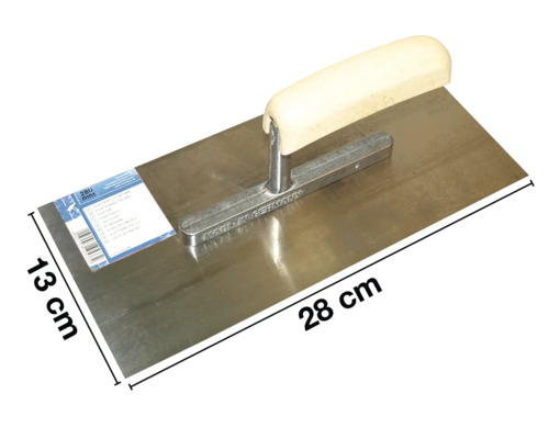 Glättkelle mit Holzgriff, 28 x 13 cm