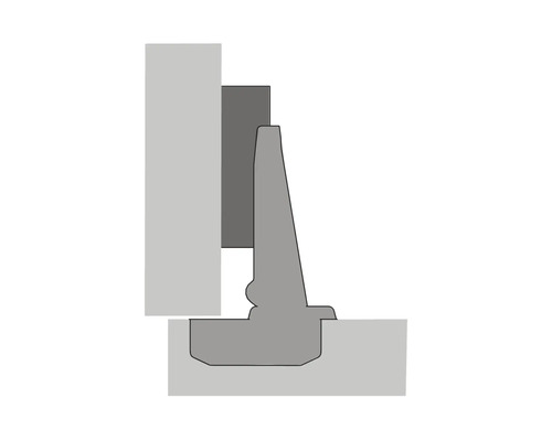 Querschnitt eines Mauersicherungselements zur Befestigung im Boden