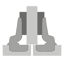 Darstellung eines Befestigungssystems für ein Bauelement