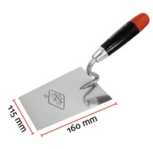 Maurerkelle mit den Maßen 115 mm x 160 mm