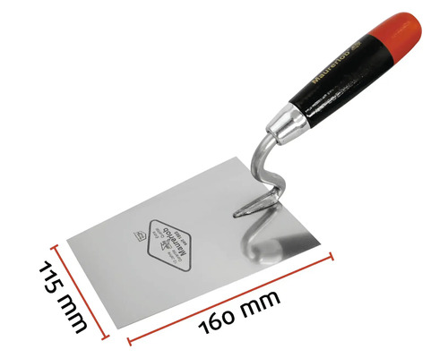 Maurerkelle mit den Maßen 115 mm x 160 mm