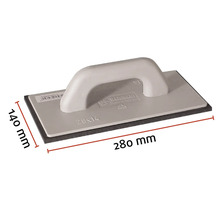 Fliesenwaschbrett mit einer Größe von 280 x 140 Millimeter.