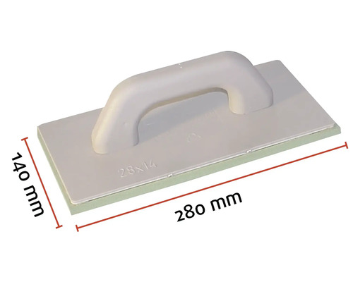 Schwammbrett mit den Maßen 280 mm mal 140 mm