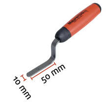 Fugenboy mit Griff und den Maßen zehn mal fünfzig Millimeter.