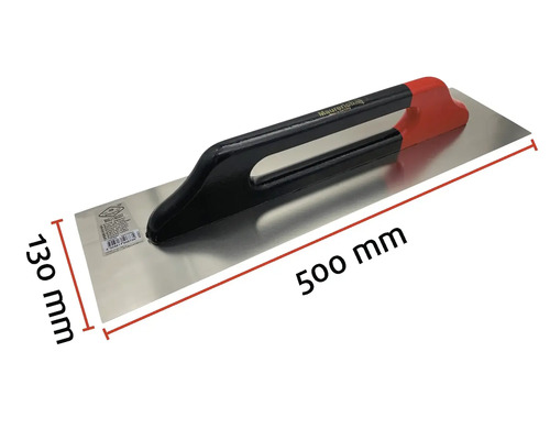 Glättkelle mit den Maßen 500 mm mal 130 mm
