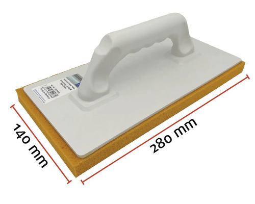 Schwammbrett mit Kunststoffgriff, Größe 280 mm mal 140 mm