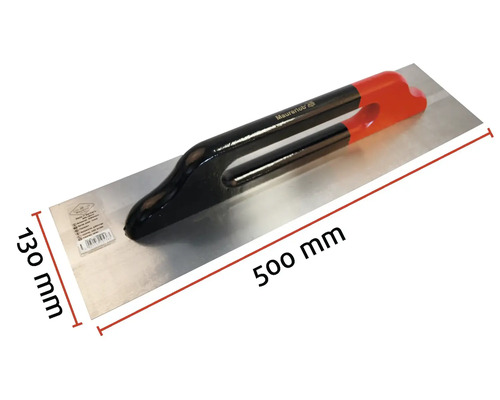 Maurerlob Glättkelle mit den Maßen 500 mm Länge und 130 mm Breite