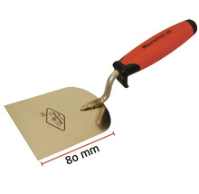Maurerkelle mit 80 mm Blattbreite und Griff