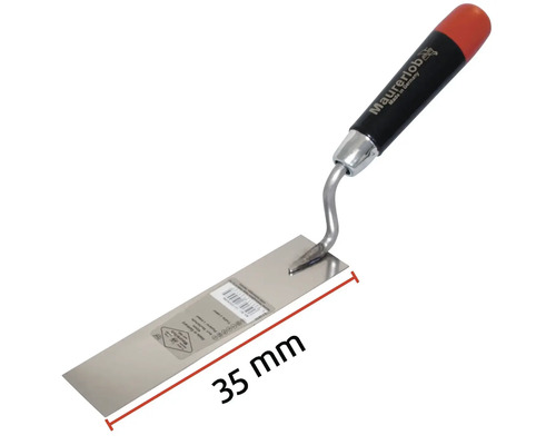 Maurerkelle mit 35 mm Blattbreite und Kunststoffgriff