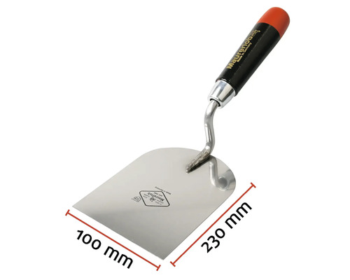 Maurerkelle mit den Maßen 100 mm x 230 mm