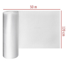 Rolle mit Luftpolsterfolie, 50 Meter Länge und 120 Zentimeter Breite