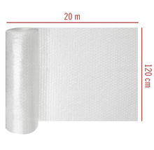 Rolle Luftpolsterfolie, 20 Meter lang und 120 Zentimeter breit