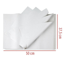 Packpapier, Abmessungen 50 mal 37,5 Zentimeter