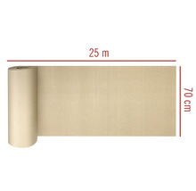 Rolle mit 25 Meter Rasenkante aus Pappe, 70 Zentimeter breit