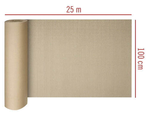 Abbildung einer Bastmatte auf einer Rolle, 100 cm breit und 25 m lang