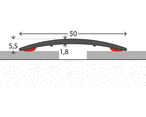 Darstellung einer Kabelbrücke mit Maßangaben
