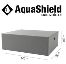 AquaShield Schutzhülle für Gartenmöbel, Maße 140 x 150 x 100 Zentimeter
