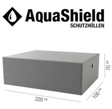 AquaShield Schutzhülle für Gartenmöbel, 220 mal 100 mal 70 Zentimeter