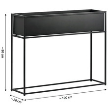 Blumenkasten mit Gestell, circa 100 cm breit, circa 80 cm hoch