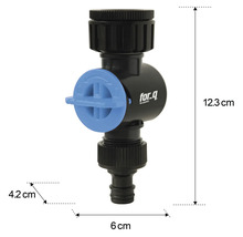 For Q Logo Wasserhahn mit Abmessungen