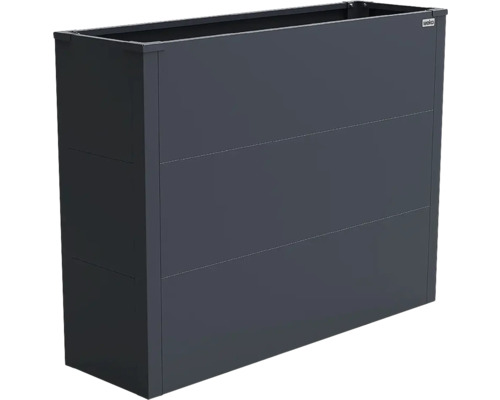 Weka Hochbeet aus Metall in Anthrazit, rechteckig