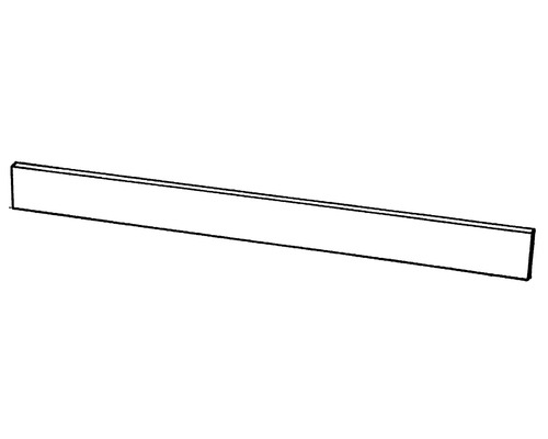 Sockelblende für Küchenschränke oder Möbel in langer rechteckiger Form.