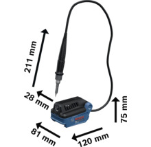 Bosch Akku Loetstation GLK 18V-450 mit Maßen