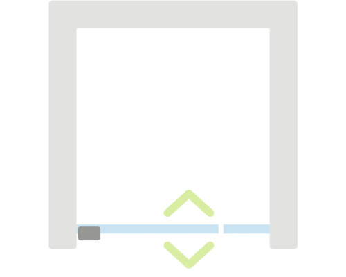 Symbol für höhenverstellbare Bodendichtung